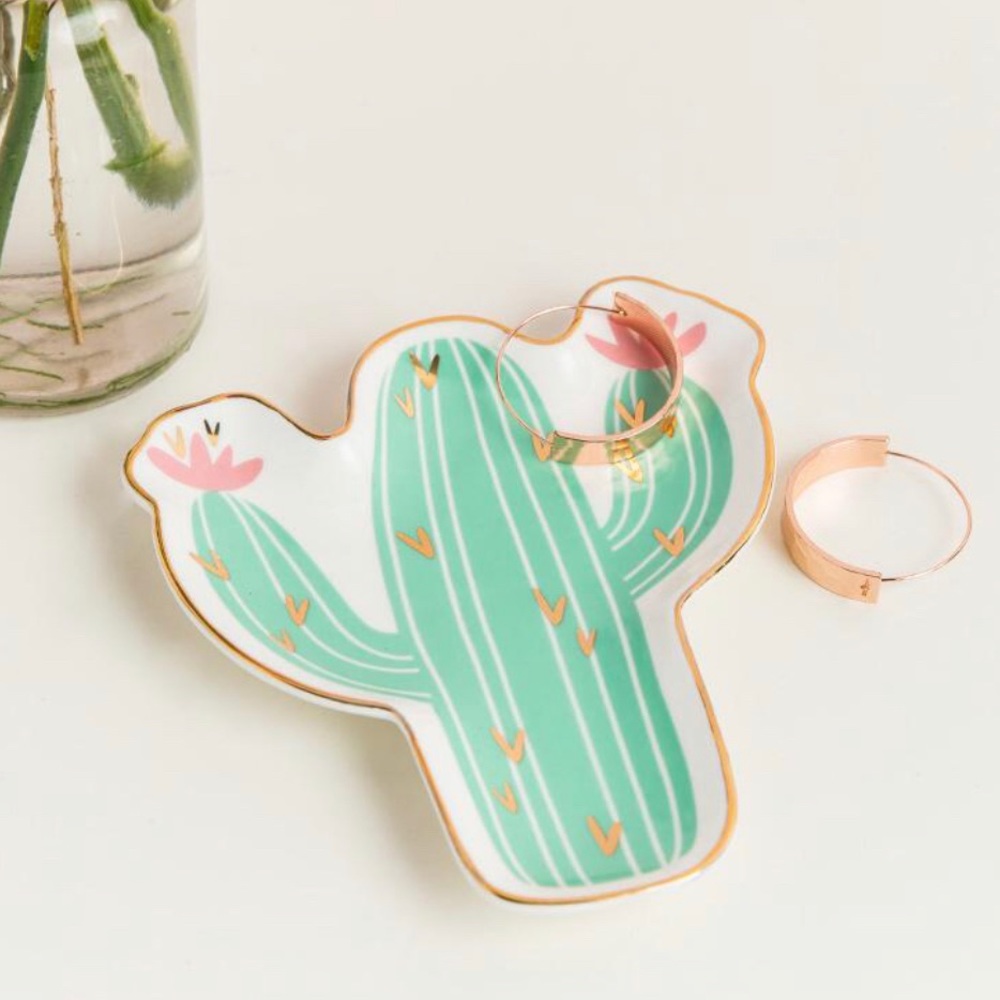 CACTUS TRINKET TRAY NWT - Picture 3 of 6